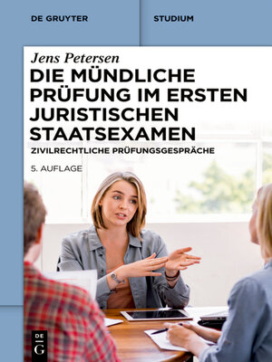 cover image of Die mündliche Prüfung im ersten juristischen Staatsexamen